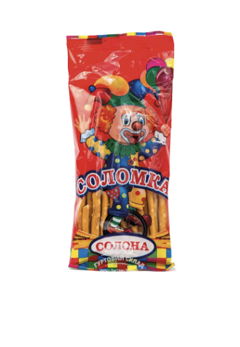 Фасована соломка Посмішка солена 40г